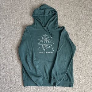 Cotton On Road to Harmony Green Hoodie size Medium